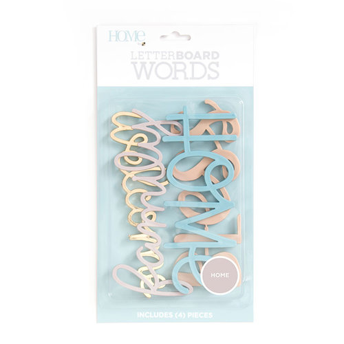 Die Cuts with a View - Letter Board - Word Packs - Home