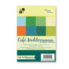 Die Cuts with a View - Cafe Mediterranean Collection - 4.5 x 6.5 Glitter and Metallic Solid Cardstock Matstack, CLEARANCE