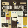 Die Cuts with a View - World Traveler Collection - Gloss Paper Stack - 12 x 12
