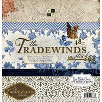 Die Cuts with a View - The Tradewinds Collection - Foil Paper Stack - 12 x 12