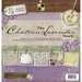 Die Cuts with a View - The Chateau Lavender Collection - Glitter Paper Stack - 12 x 12