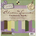 Die Cuts with a View - The Chateau Lavender Collection - Glitter Metallic and Textured Solid Cardstock Stack - 12 x 12