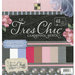 Die Cuts with a View - Le Tres Chic Collection - Glitter Metallic and Textured Solid Cardstock Stack - 12 x 12