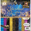 Die Cuts with a View - Stardust Collection - Foil and Glitter Paper Stack - 12 x 12