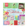 Die Cuts with a View - The Solstice Collection - Glitter and Gloss Paper Stack - 12 x 12