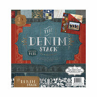 Die Cuts with a View - Denim Collection - Foil Paper Stack - 12 x 12