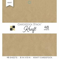 Die Cuts with a View - Kraft - Paper Stack - 6 x 6