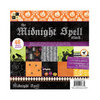Die Cuts with a View - The Midnight Spell Collection - Halloween - Foil and Glitter Paper Stack - 8 x 8
