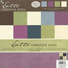 Die Cuts with a View - Latte Collection - Textured Solid Cardstock Stack - 12 X 12, CLEARANCE