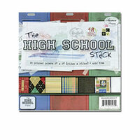 Die Cuts With A View - High School Collection - 8 x 8 Paper Stack, CLEARANCE