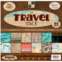 Die Cuts With A View - Travel Collection - Cardstock Stack - 12x12