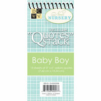 Die Cuts with a View - Nana's Nursery Collection - Vellum Quote Stack - Baby Boy, CLEARANCE