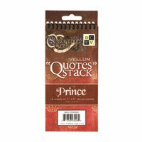 Die Cuts with a View - Once Upon A Time Collection - Vellum Quote Stack - Prince, CLEARANCE