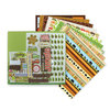 Die Cuts with a View - Safari Kids Collection - 8 x 8 Scrapbook Album Kit