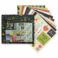 Die Cuts with a View - Grade School Collection - 12 x 12 Scrapbook Album and Box Kit