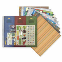 Die Cuts with a View - High School Collection - 12 x 12 Scrapbook Album and Box Kit