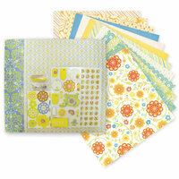 Die Cuts with a View - Citrus Collection - 12 x 12 Scrapbook Album and Box Kit