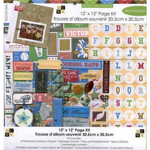 Die Cuts with a View - 12 x 12 Page Kit - High School