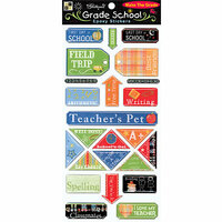 Die Cuts With A View - Grade School Collection - Epoxy Stickers - Make The Grade, CLEARANCE
