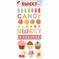 Die Cuts With A View - Sweet Collection - Epoxy Stickers - Candy