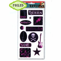 Die Cuts with a View - Rock Star Collection - Epoxy Stickers - Punk