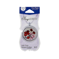 Blue Moon Beads - Story Locket Collection - Acrylic Charms - Ruby
