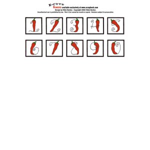 E-Cuts Numbers (Download and Print)  - Salsa