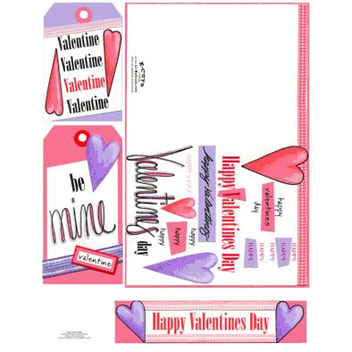 E-Cuts Cards (Download and Print) Happy Valentines Day