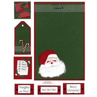 E-Cuts Cards (Download and Print) Santa Claus