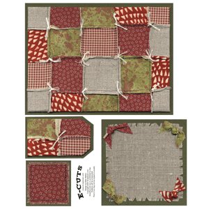 E-Cuts (Download and Print) Christmas Patchwork 1