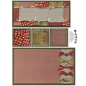 E-Cuts (Download and Print) Christmas Patchwork 2