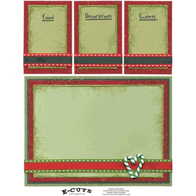 E-Cuts (Download and Print) Christmas Traditions 2