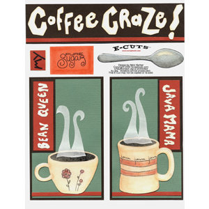 E-Cuts (Download and Print) Coffee Craze I