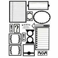 E-Cuts (Download and Print) Day Planner / Project Organizer 2 Inserts & Embellishments