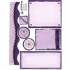 E-Cuts (Download and Print) Monochromatic Purple