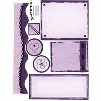 E-Cuts (Download and Print) Monochromatic Purple