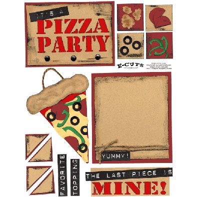 E-Cuts (Download and Print) Pizza Party