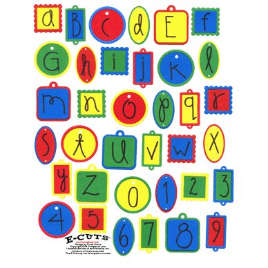 E-Cuts Alphabets (Download and Print) Primary ABC