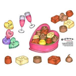 E-Cuts (Download and Print) Valentine's Treats