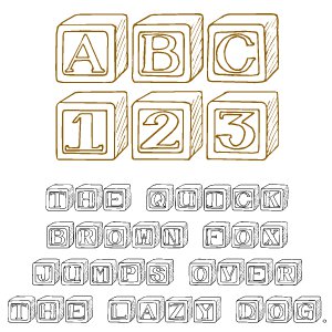 Fonts (Download) SBC Baby Blocks