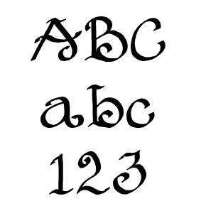 Fonts (Download) SBC Calligrapher 2000