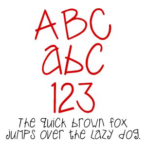 Fonts (Download) SBC Whimsy Joggle