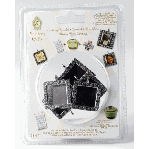 Epiphany Crafts - Shape Studio - Rhinestone Charm Settings - Square 25