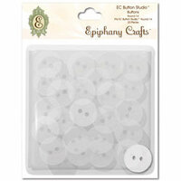 Epiphany Crafts - Button Studio - Self Adhesive Buttons - Round 14