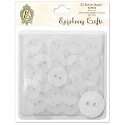 Epiphany Crafts - Button Studio - Self Adhesive Buttons - Round 20