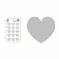 Epiphany Crafts - Shape Studio - Bubble Caps - Clear - Heart 25