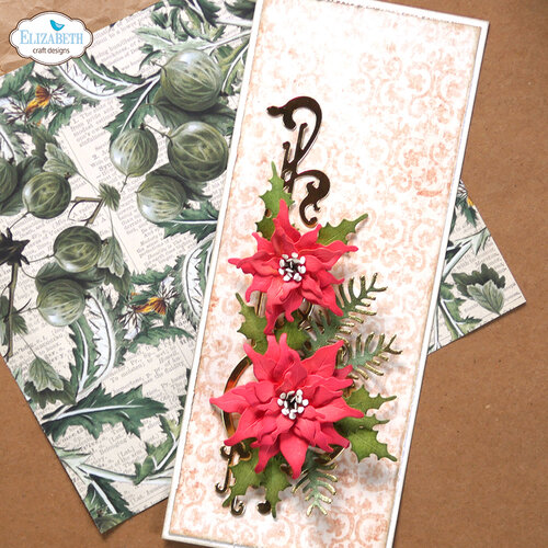 Festively Beautiful “Peace” Ornament Card – Elizabeth Craft Designs