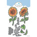 Elizabeth Craft Designs - Beautiful Blooms 2 Collection - Dies - Sunshine