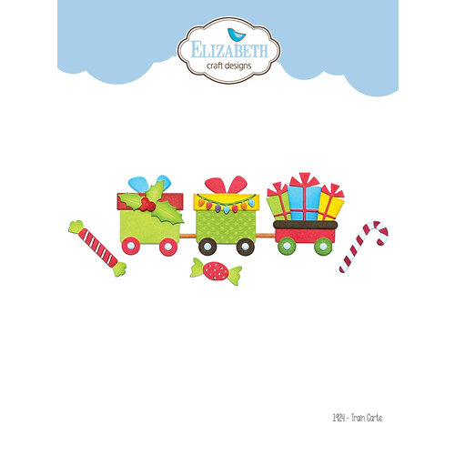 Elizabeth Craft Designs - Whimsical Winter Collection - Christmas - Dies - Train Carts