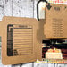Elizabeth Craft Designs - For The Record Collection - Dies - File Folder Set 1